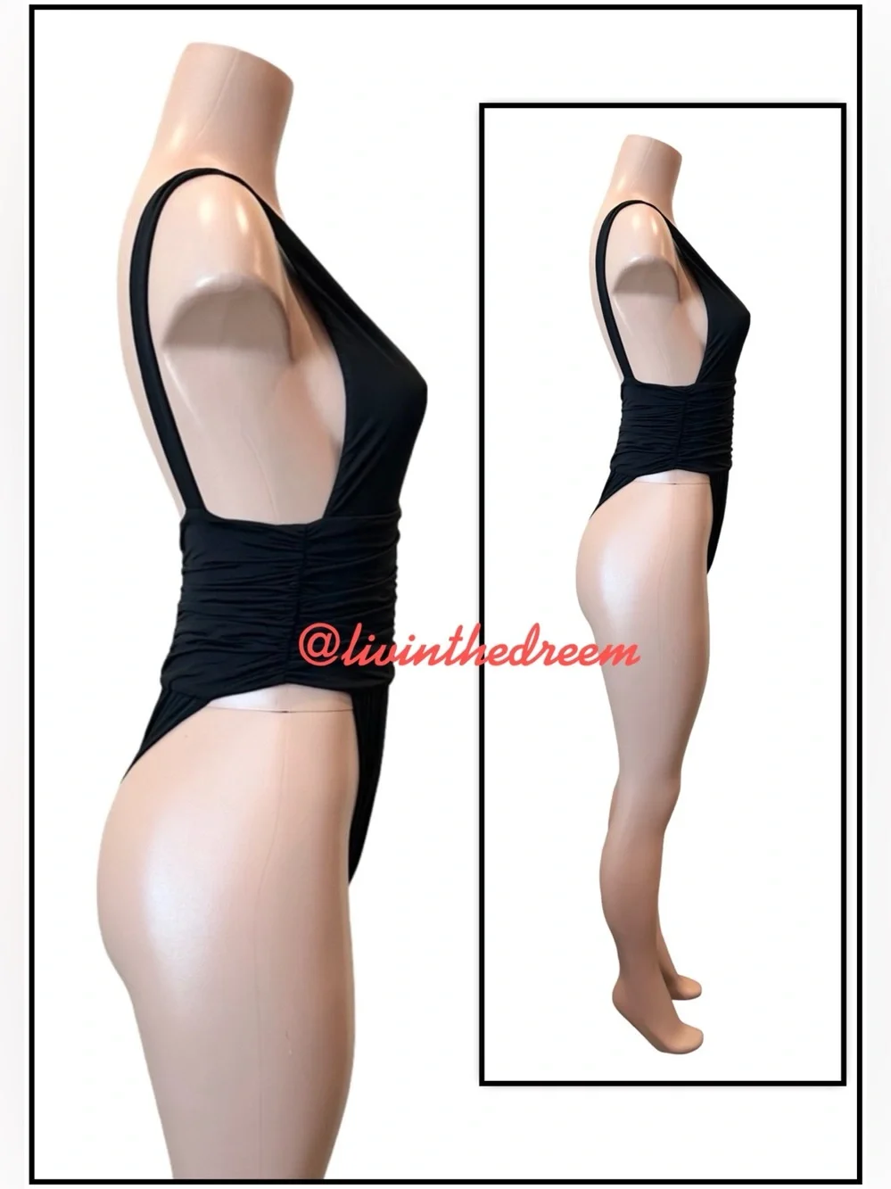 RIOT Echo One Piece Minimal - Black SZ L